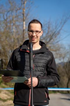 Odprtje novoasfaltiranega dela ceste Špitalič – Okrog (3)